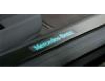 Luminous sheeting, Door sill panels, not illuminated