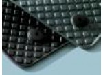 Rubber mats, Fu?matten aus Gummi,Pa?form hinten,mit vorgesehener Befestig