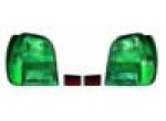 Rear light set, green