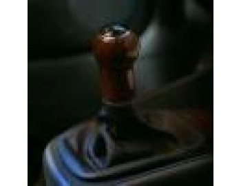 Gearshift lever, Burr walnut